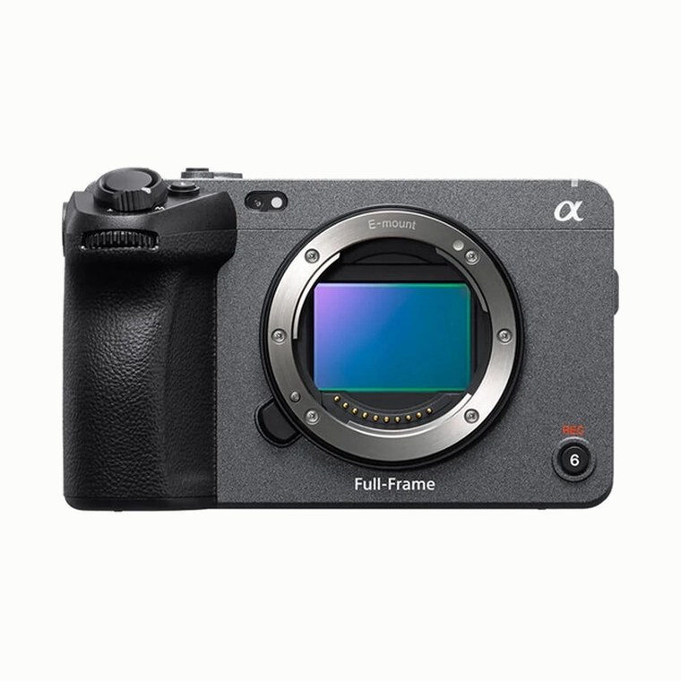 A full-frame cinema camera body.