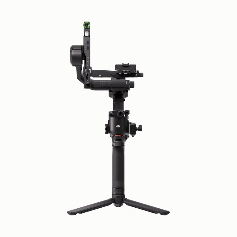 A three-axis handheld gimbal stabiliser.